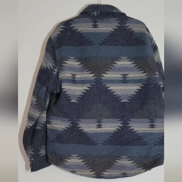 NWT Jachs Navy and Gray Geometric Jacket - Picture 3 of 3